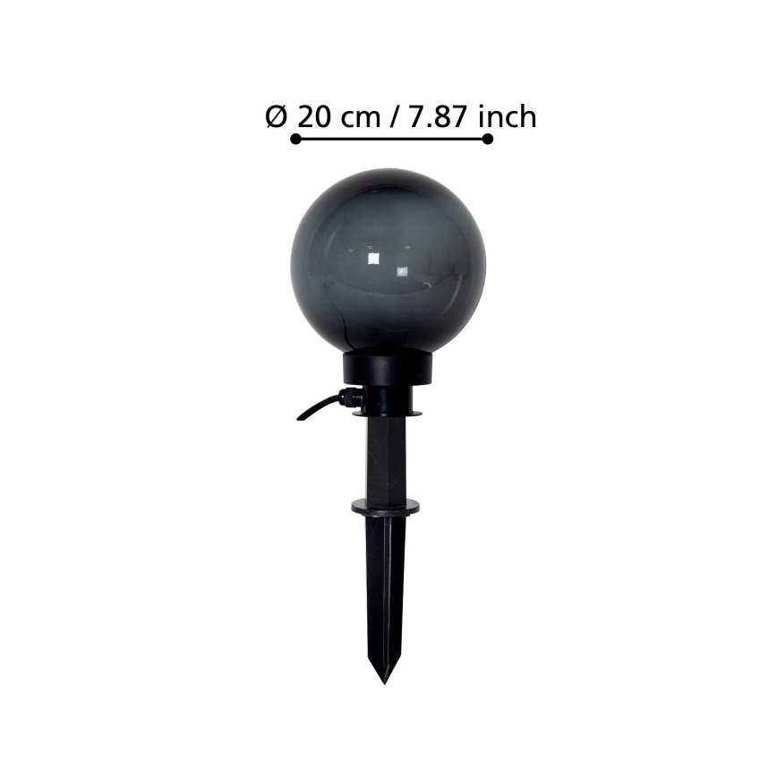 Eglo - Candeeiro exterior 1xE27/40W/230V d. 20 cm IP44