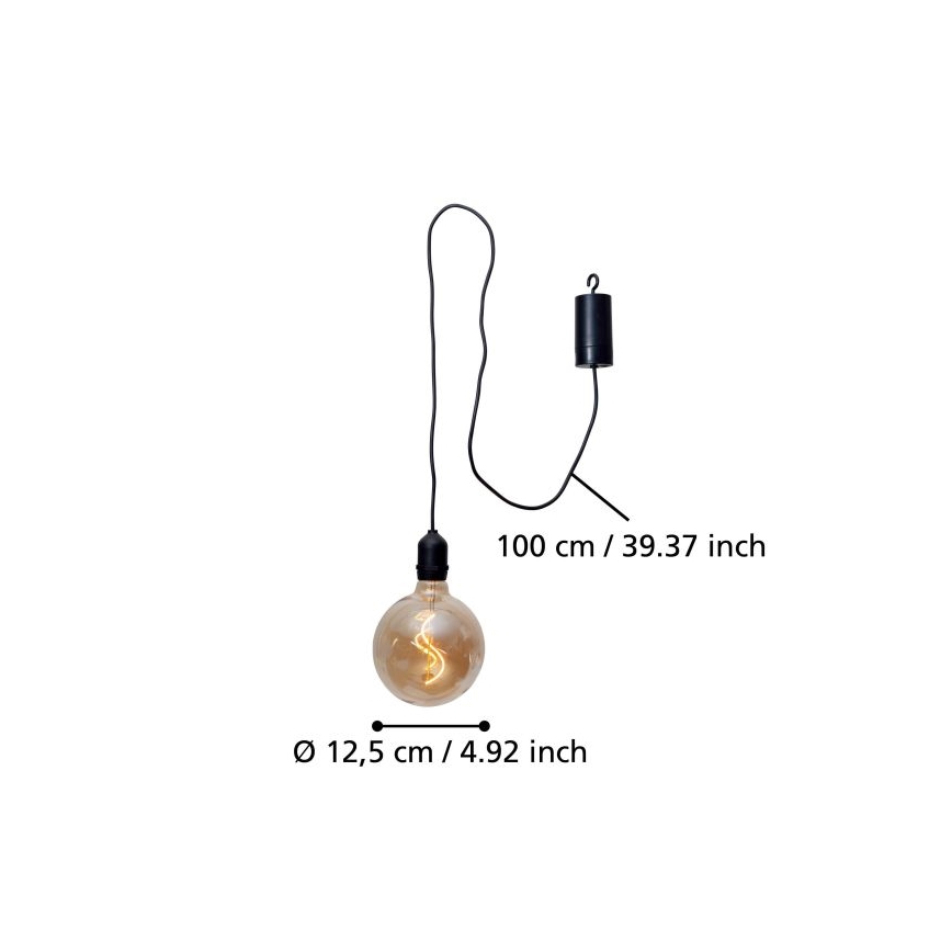 Eglo - Iluminação suspensa exterior LED LED/0,06W/6V IP44 bege