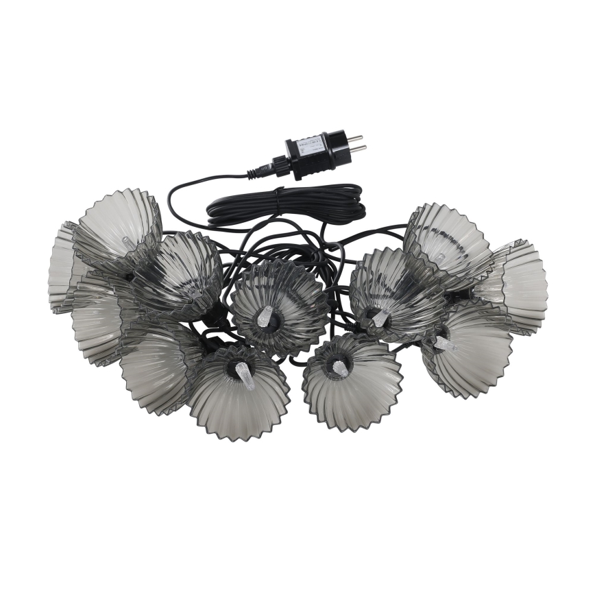 Eglo - Corrente decorativa exterior LED 12xLED/0,066W/3,2V IP44