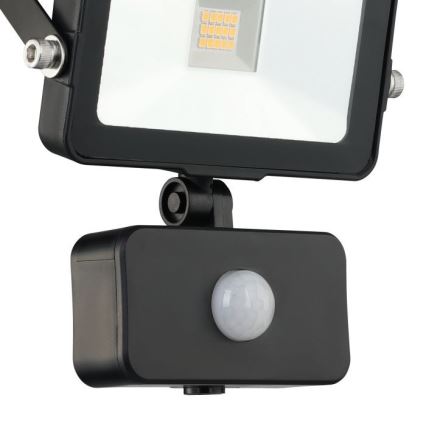 Eglo - Holofote solar LED com sensor 15xLED/0,03W/3,7V IP44