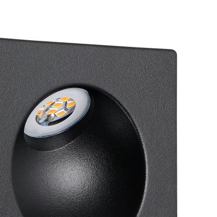 Eglo - Iluminação de escada LED LED/2W/230V 3000K preto