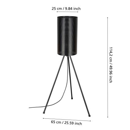 Eglo - Candeeiro de chão exterior 1xE27/40W/230V IP44