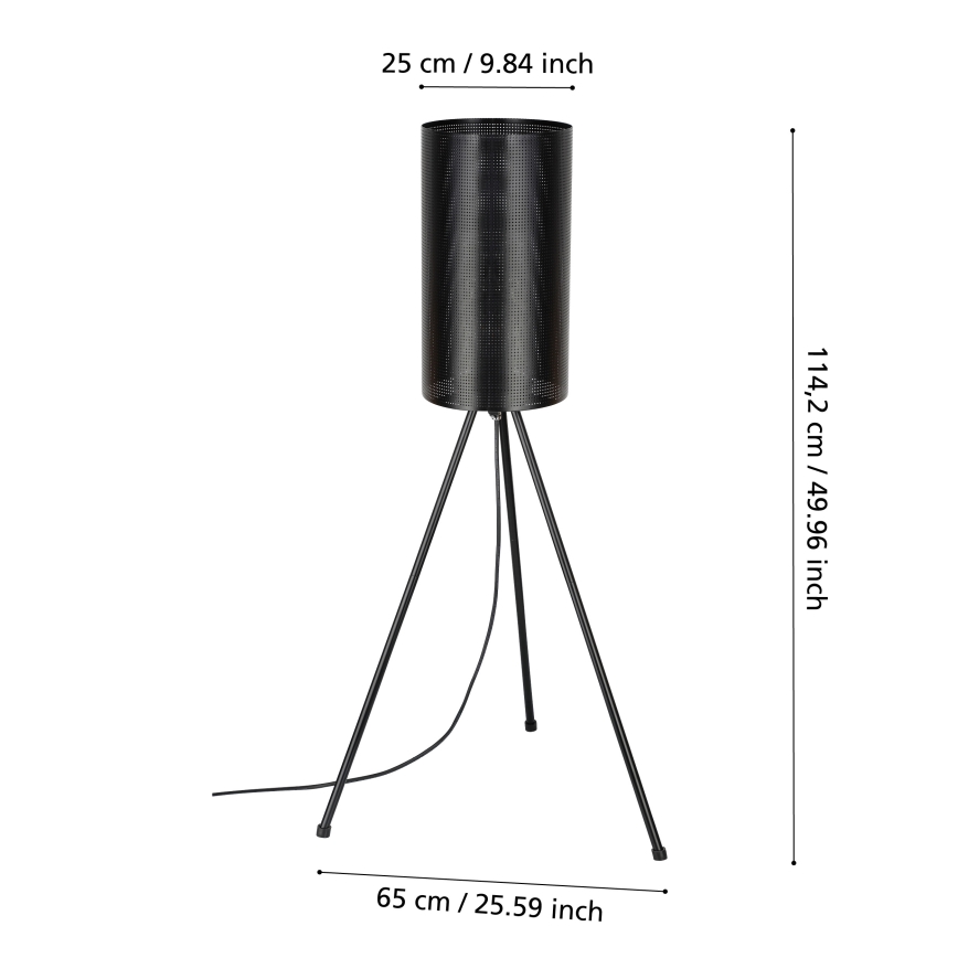 Eglo - Candeeiro de chão exterior 1xE27/40W/230V IP44