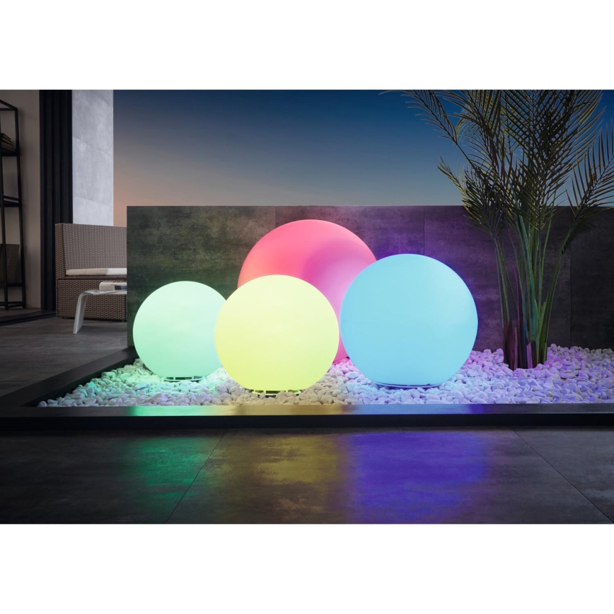 Eglo 900268 - Candeeiro exterior LED RGB com regulação 1xE27/9W/230V 2700-6500K IP65