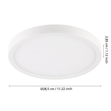 Eglo - Iluminação de teto de casa de banho LED LED/20,5W/230V IP44 branco