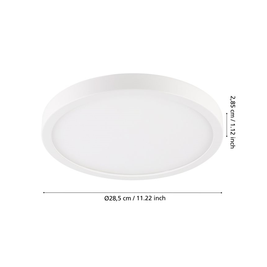 Eglo - Iluminação de teto de casa de banho LED LED/20,5W/230V IP44 branco