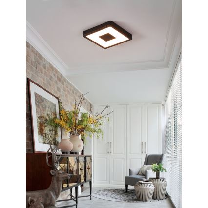 Eglo - Iluminação de teto exterior LED LED/17W/230V IP44 preto