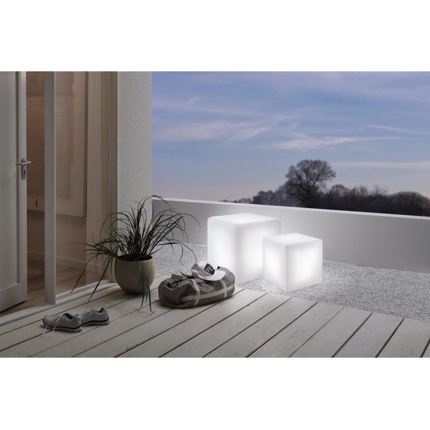 Eglo - Candeeiro de chão exterior 1xE27/15W/230V 40x40 cm IP65