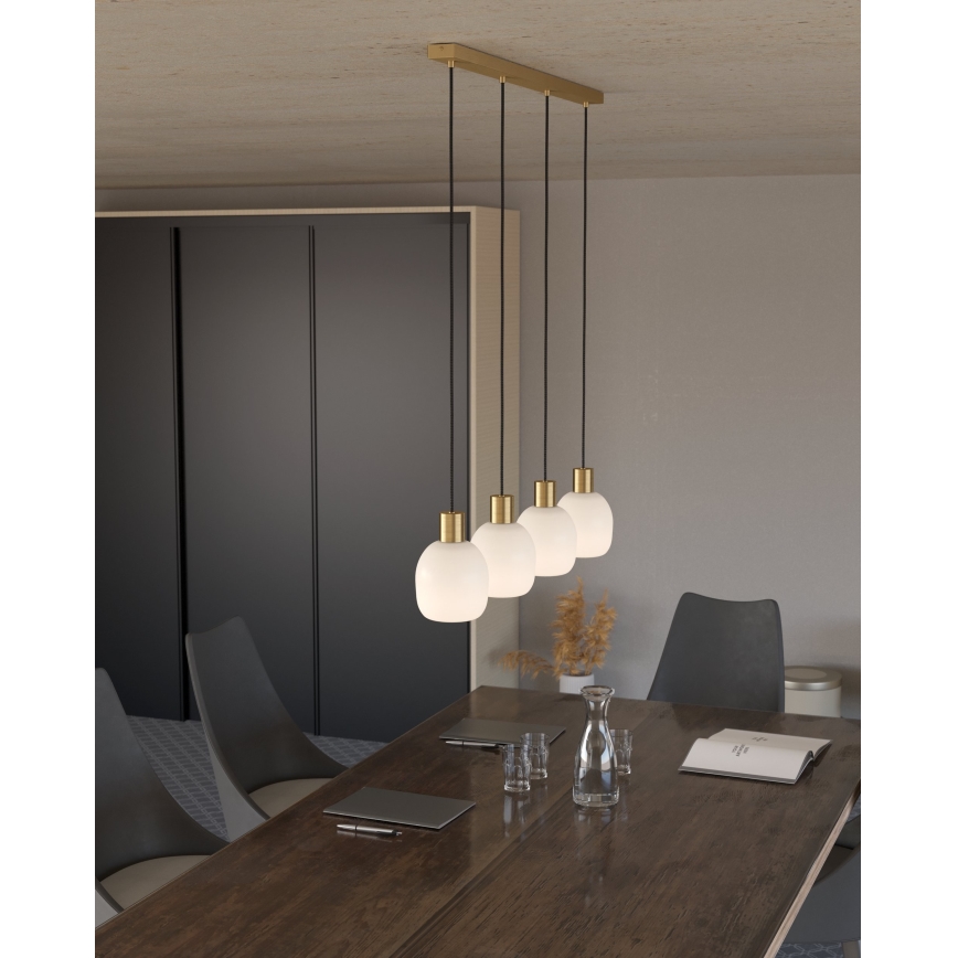 Eglo - Candelabro suspenso 4xE27/40W/230V