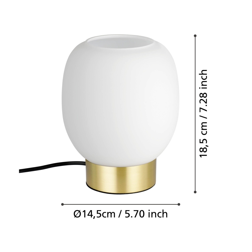 Eglo - Candeeiro de mesa 1xE27/40W/230V
