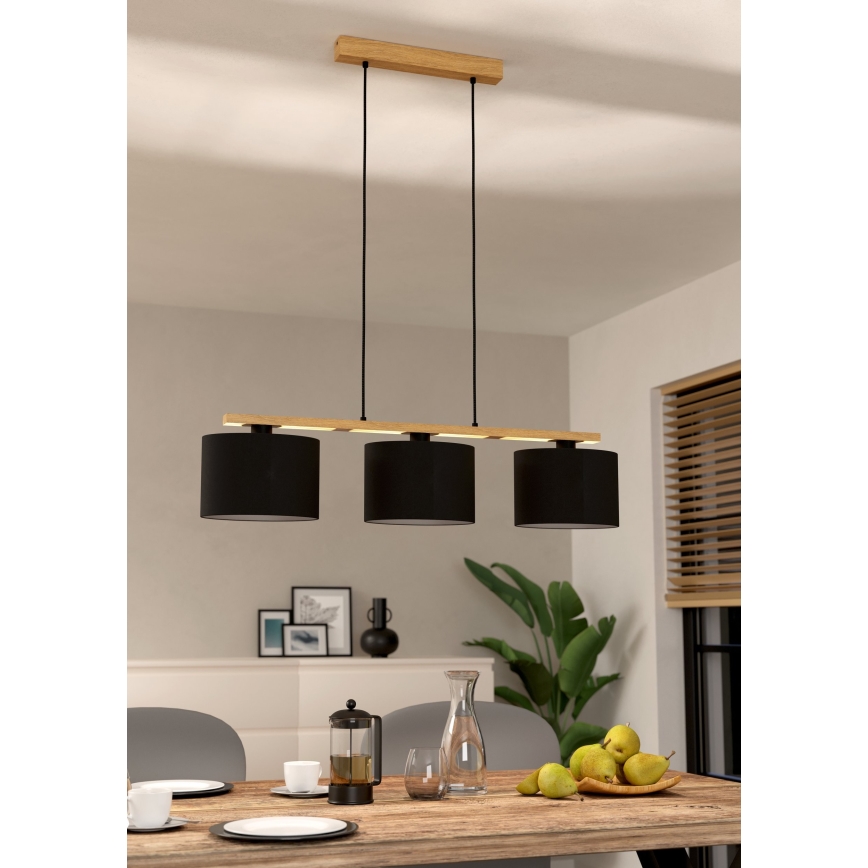 Eglo - Candelabro suspenso 3xE27/40W/230V