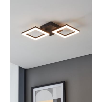 Eglo - Iluminação de teto LED com regulação LED/15,5W/230V