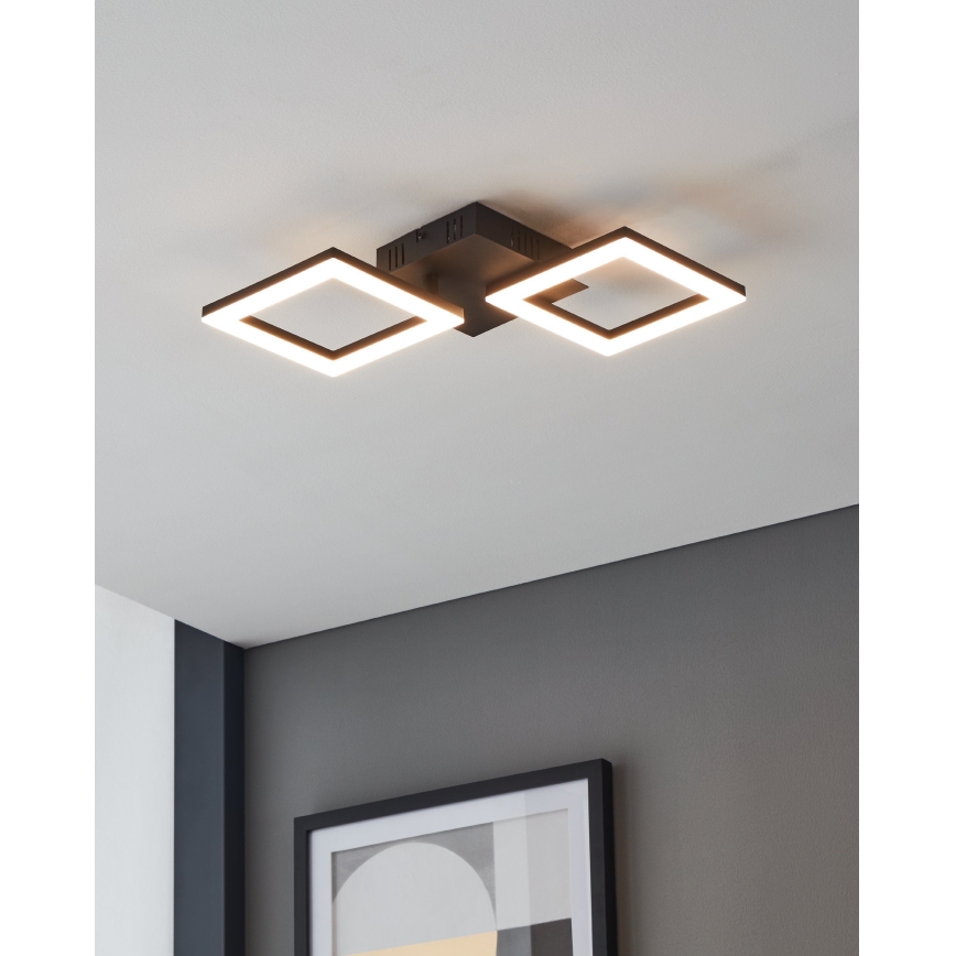 Eglo - Iluminação de teto LED com regulação LED/15,5W/230V