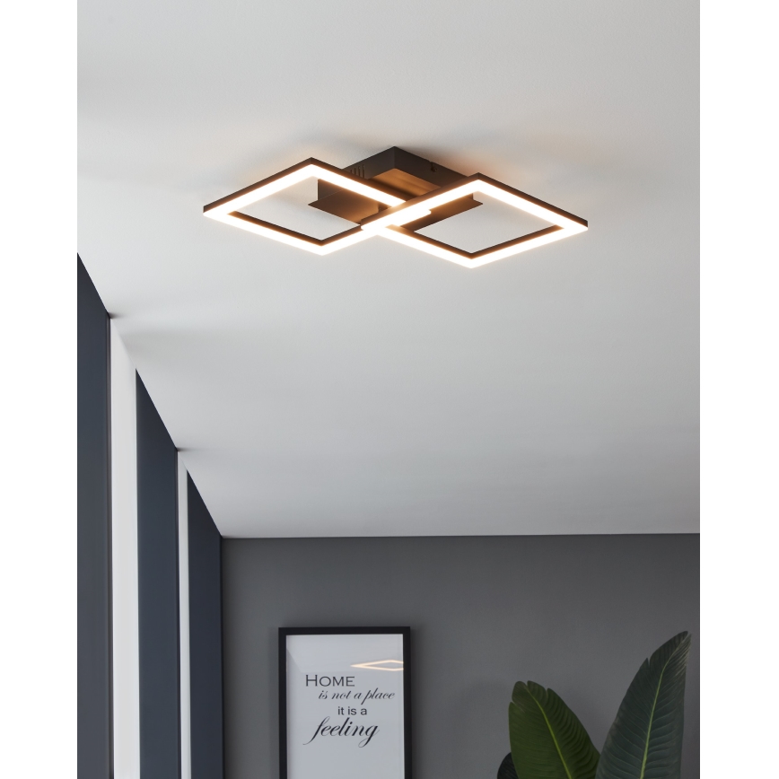 Eglo - Iluminação de teto LED com regulação LED/21,5W/230V