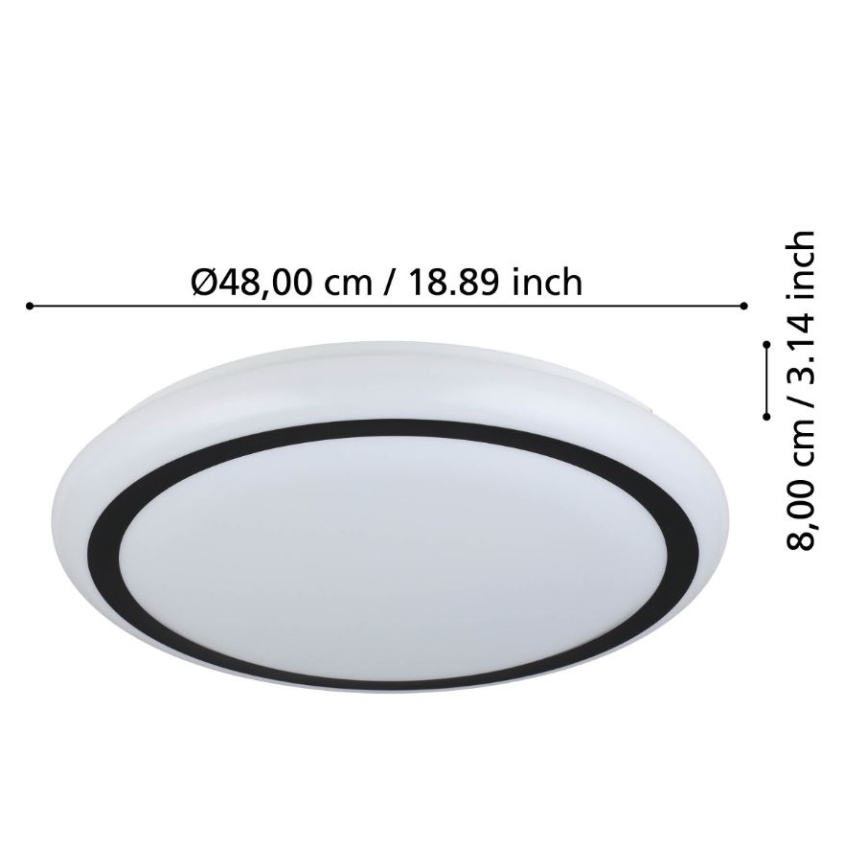 Eglo - Iluminação de teto LED LED/19,5W/230V