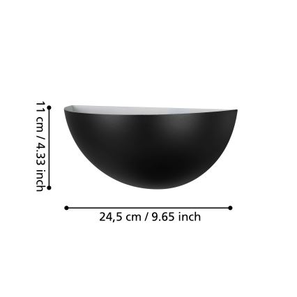 Eglo - Iluminação de parede 1xE27/25W/230V