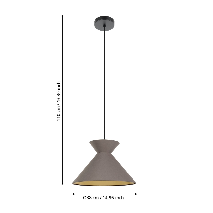 Eglo - Candelabro suspenso 1xE27/40W/230V