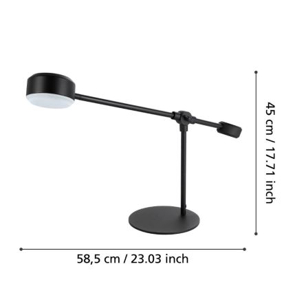 Eglo - Candeeiro de mesa LED LED/6,8W/230V