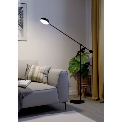 Eglo - Candeeiro de chão LED táctil com regulação LED/24W/230V