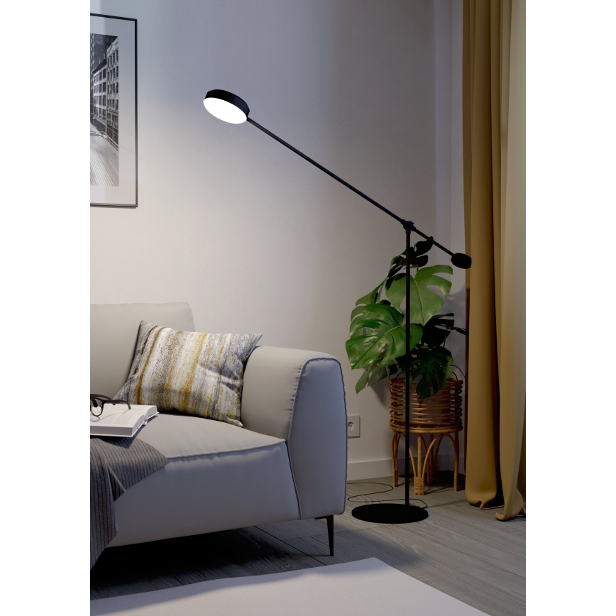 Eglo - Candeeiro de chão LED táctil com regulação LED/24W/230V