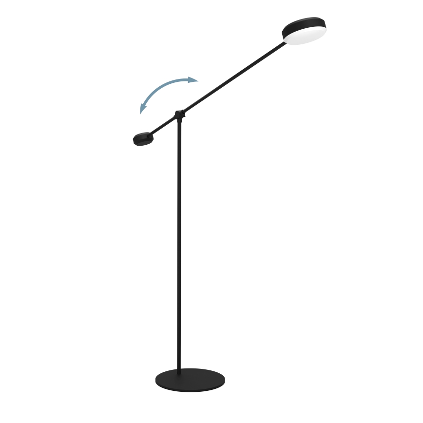 Eglo - Candeeiro de chão LED táctil com regulação LED/24W/230V