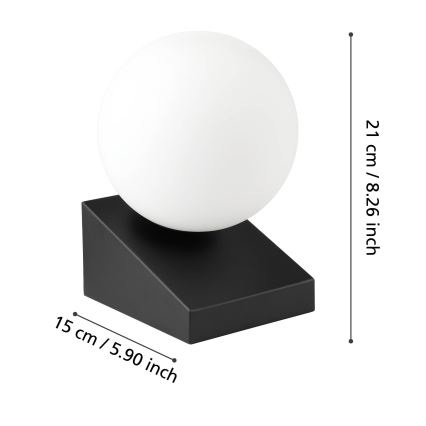 Eglo - Candeeiro de mesa 1xE14/40W/230V