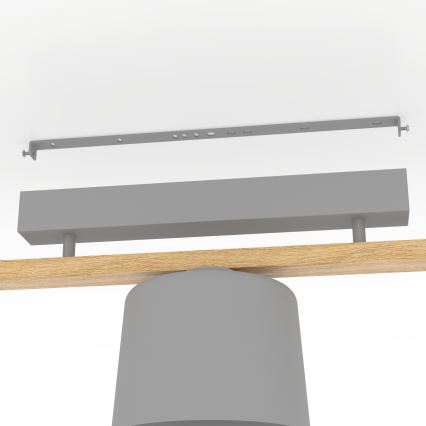 Eglo - Candelabro integrado 3xE27/40W/230V