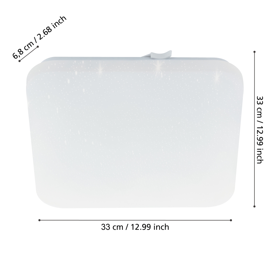 Eglo - Iluminação de teto de casa de banho LED LED/14,6W/230V IP44