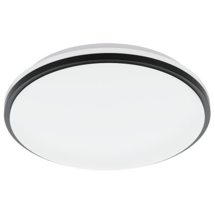 Eglo - Iluminação de teto de casa de banho LED LED/15,6W/230V IP44 preto