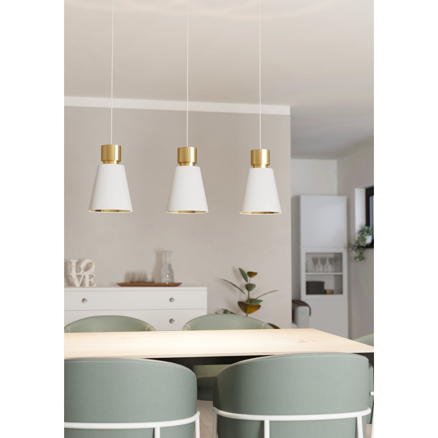 Eglo - Candelabro suspenso 3xE27/40W/230V