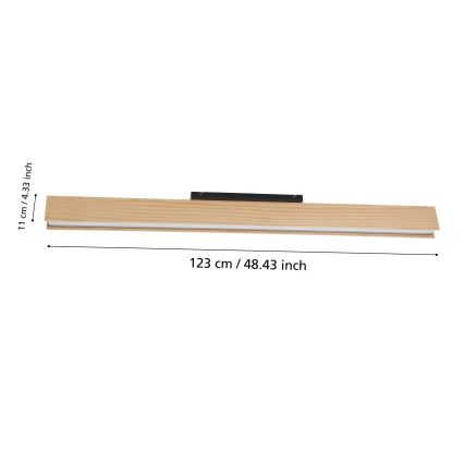 Eglo - Iluminação de teto LED RGBW com regulação LED/35W/230V 2700-6500K