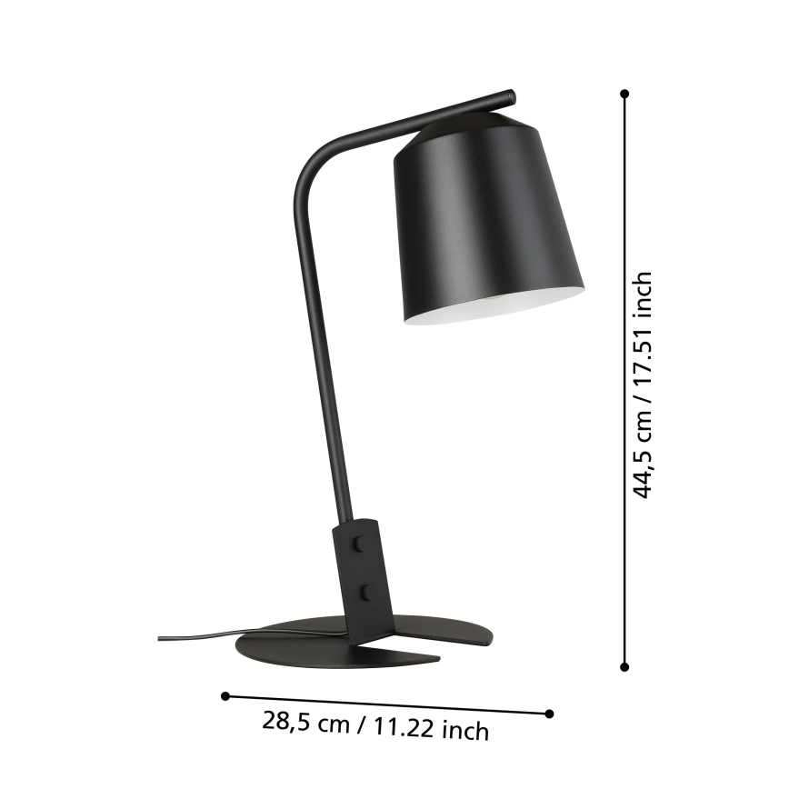 Eglo - Candeeiro de mesa 1xE27/40W/230V