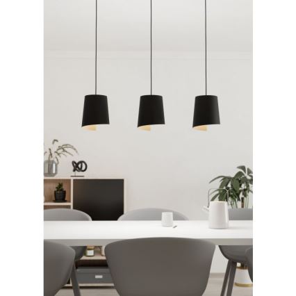 Eglo - Candelabro suspenso 3xE27/40W/230V