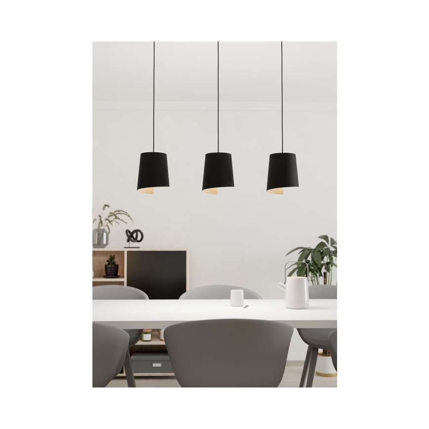 Eglo - Candelabro suspenso 3xE27/40W/230V