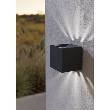 Eglo - Iluminação de parede exterior LED 2xLED/3,3W/230V IP54