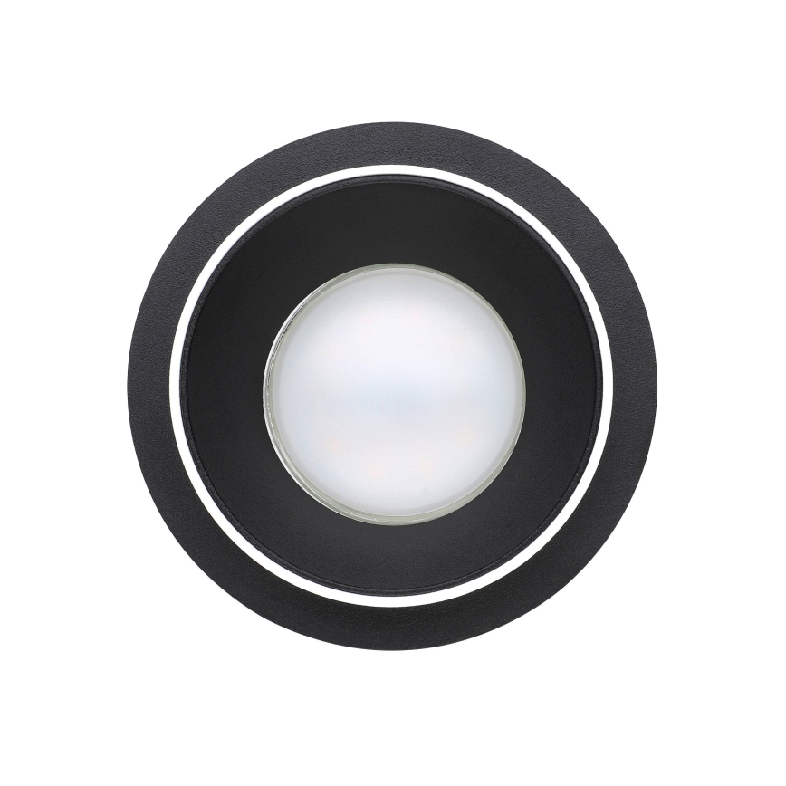 Eglo - Iluminação embutida 1xGU10/35W/230V preto