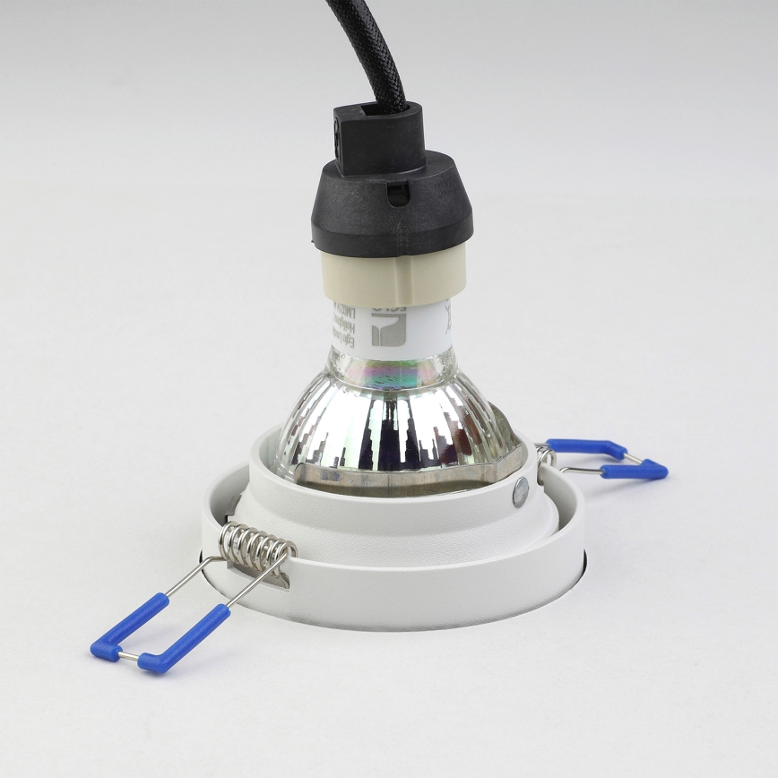 Eglo - Iluminação embutida 1xGU10/35W/230V branco