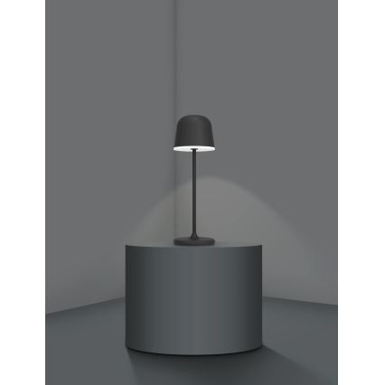 Eglo - LED Regulação exterior rechargeable candeeiro LED/2,2W/5V 1800 mAh preto IP54