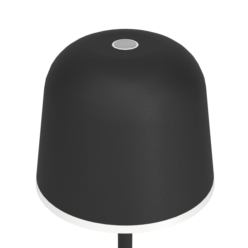 Eglo - LED Regulação exterior rechargeable candeeiro LED/2,2W/5V 1800 mAh preto IP54