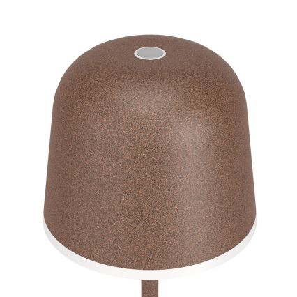 Eglo - LED Regulação exterior rechargeable candeeiro LED/2,2W/5V 1800mAh castanho IP54