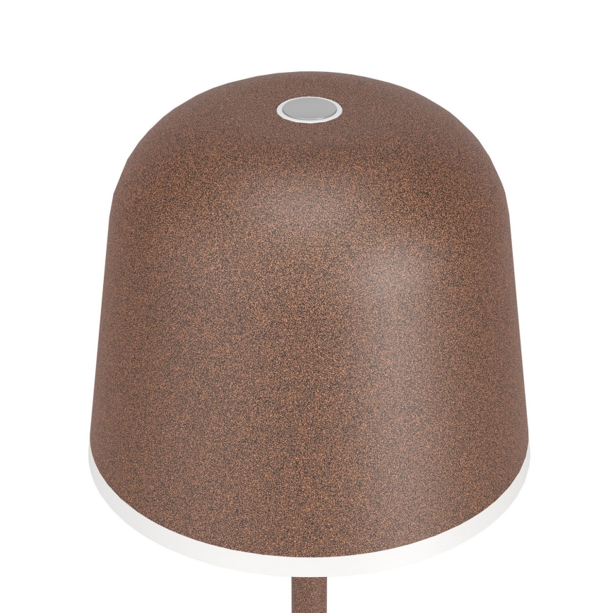Eglo - LED Regulação exterior rechargeable candeeiro LED/2,2W/5V 1800mAh castanho IP54