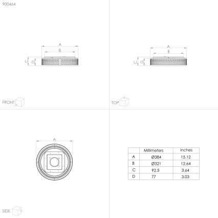 Eglo - Iluminação de teto LED LED/24W/230V