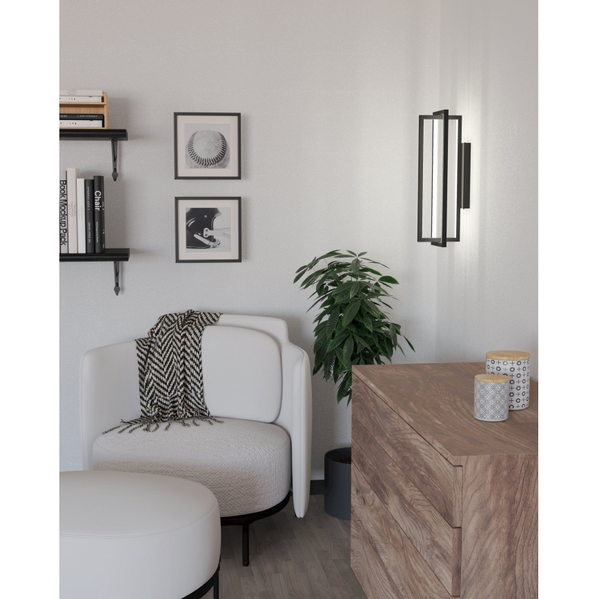 Eglo - Iluminação de parede LED com regulação LED/15,5W/230V + controlo remoto
