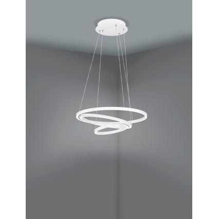 Eglo - Candelabro suspenso LED com regulação LED/43,2W/230V branco