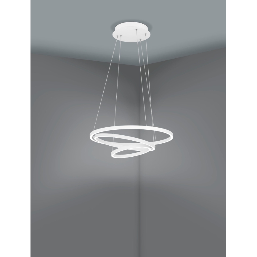 Eglo - Candelabro suspenso LED com regulação LED/43,2W/230V branco