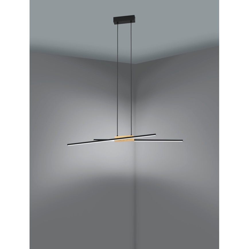 Eglo - Candelabro suspenso LED com regulação 2xLED/13W/230V