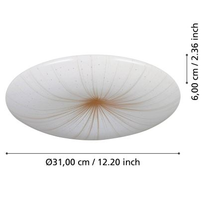 Eglo - Iluminação de teto LED LED/10W/230V