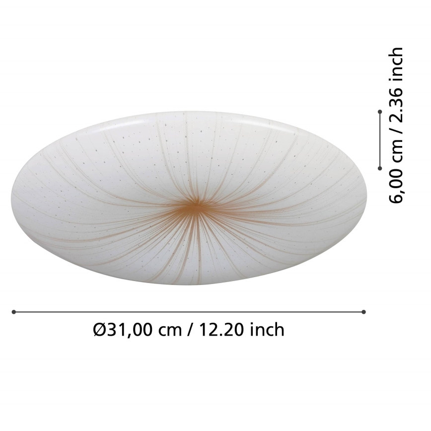 Eglo - Iluminação de teto LED LED/10W/230V