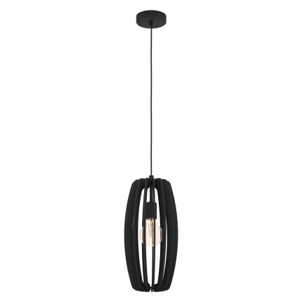 Eglo - Candelabro suspenso 1xE27/40W/230V preto