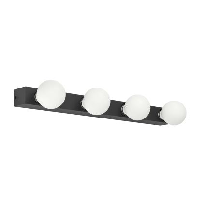 Eglo  - Iluminação de parede 4xE27/40W/230V preto
